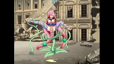Magic Magical act female - Ryona anime game
