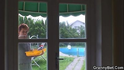 granny rails neighbour's pecker