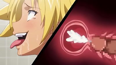 chesty teen does a three way with her mates | anime porn anime